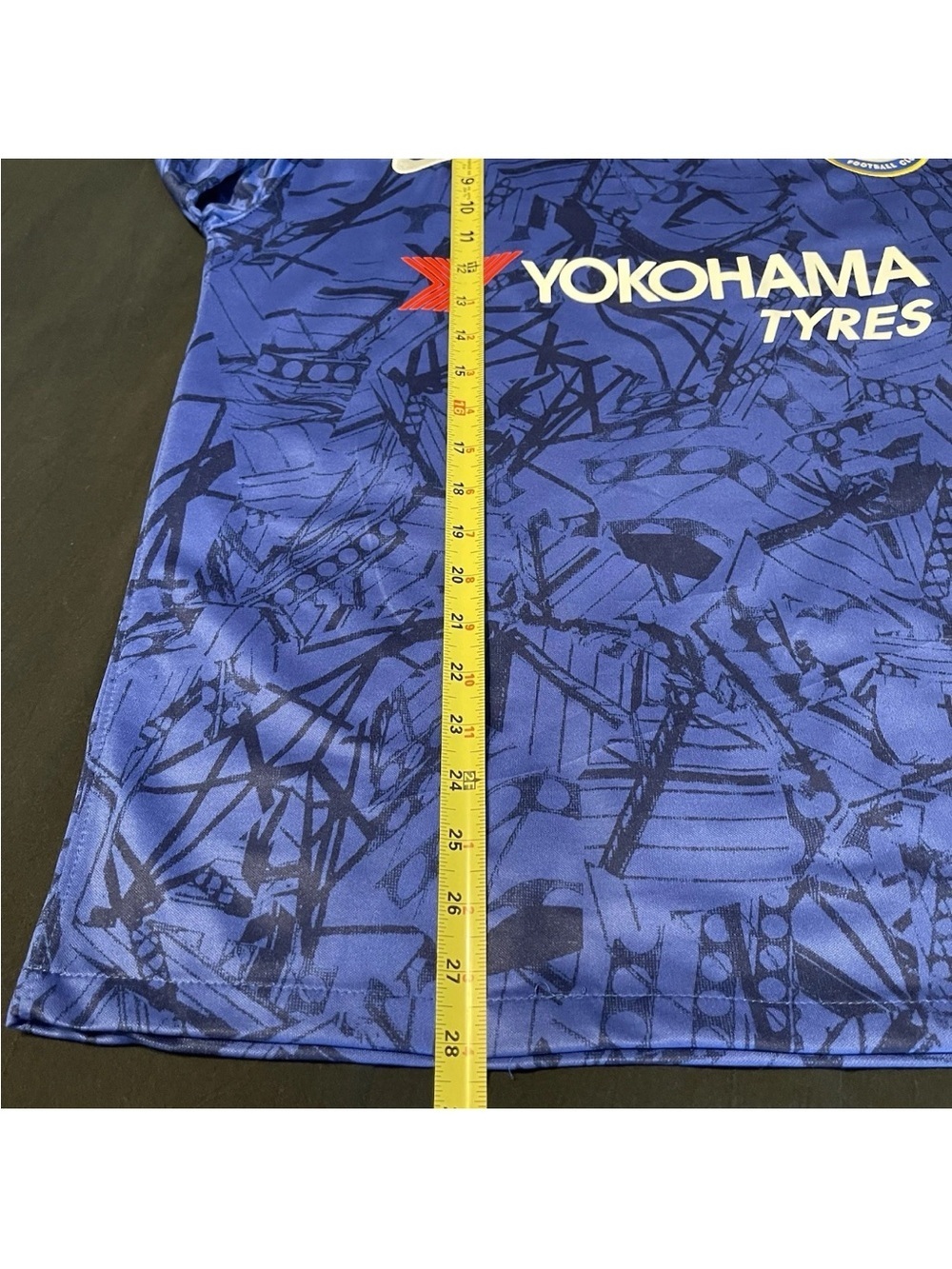 Nike Chelsea FC Home Jersey 2019/20 Blue Yokohama Tyres Football Shirt Size M - Picture 7 of 7